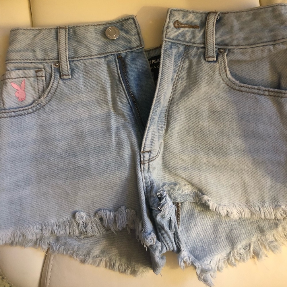 Playboy By PacSun Low Rise Denim shorts size 22